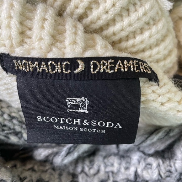 Scotch & Soda sweater sz XS wool knit short sleeve fringe style 134715 - Picture 8 of 10